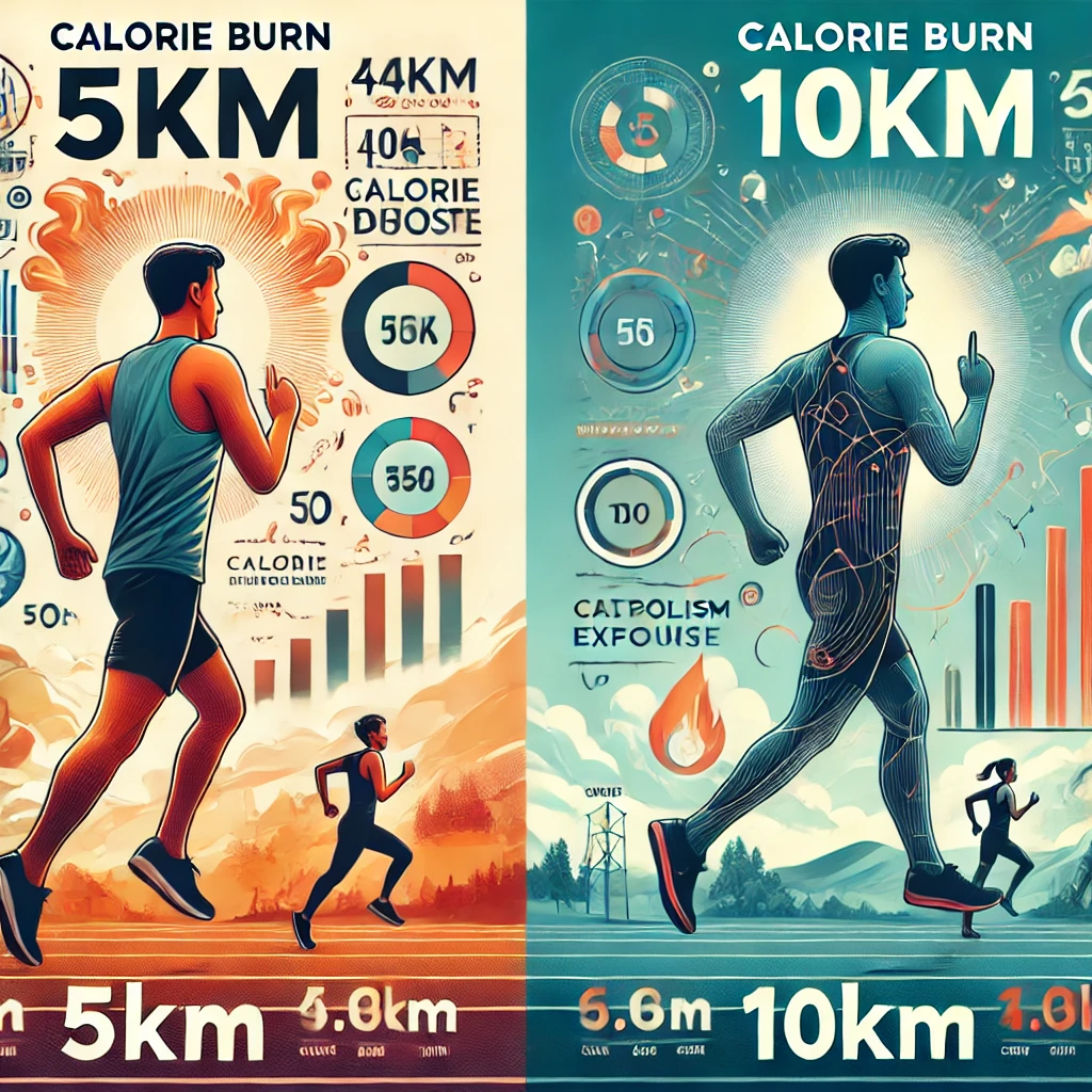 러닝 칼로리 소모량 비교
