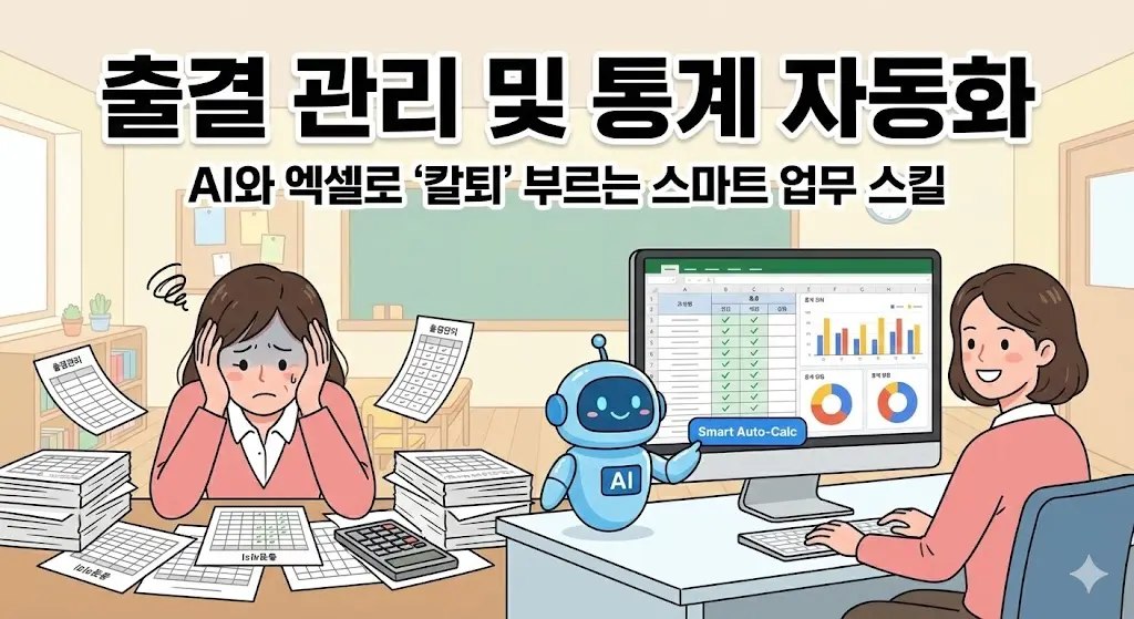 AI로 만드는 실수 없는 '자동 계산 출석부'