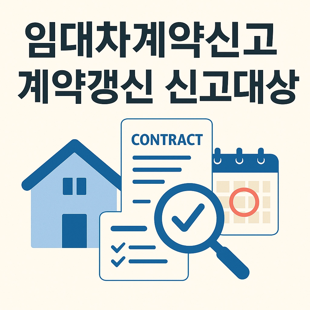 임대차계약신고 계약갱신 신고대상