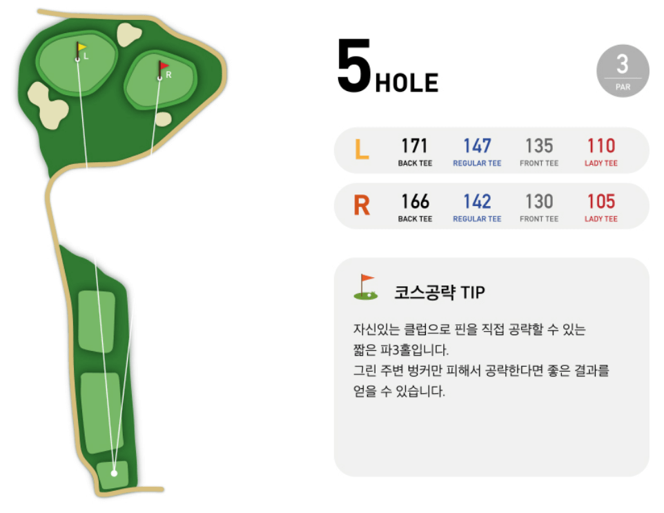 H1 컨트리클럽 마운틴코스 5