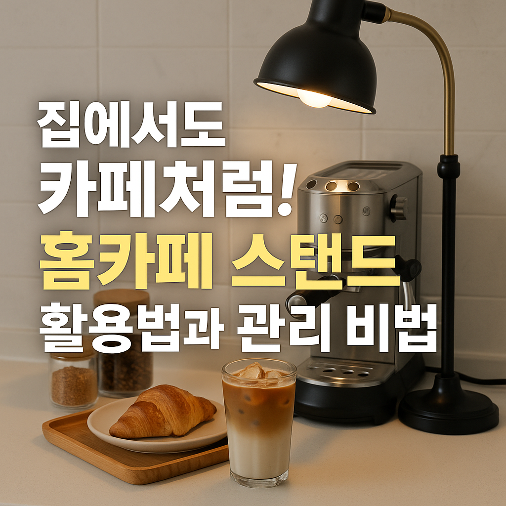 홈카페 스탠드 활용법