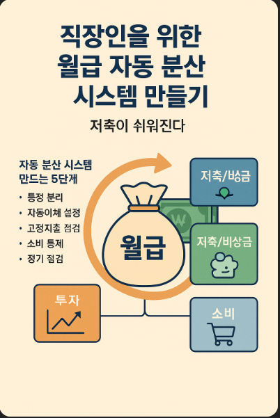 직장인 월급 자동 분산 시스템