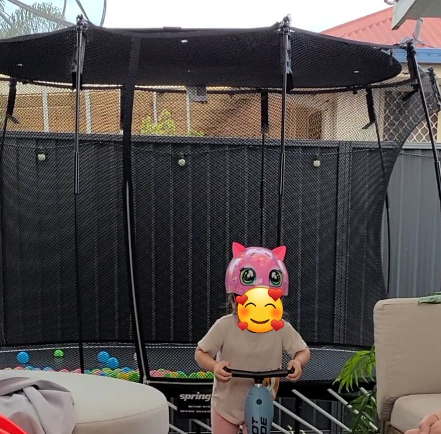 크램펄린의 날씨에 따른 사용법 조절, 그늘막 설치