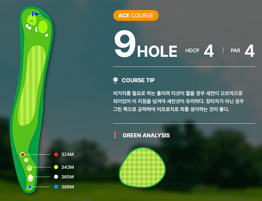 여주 컨트리클럽 에이스코스 공략도 09