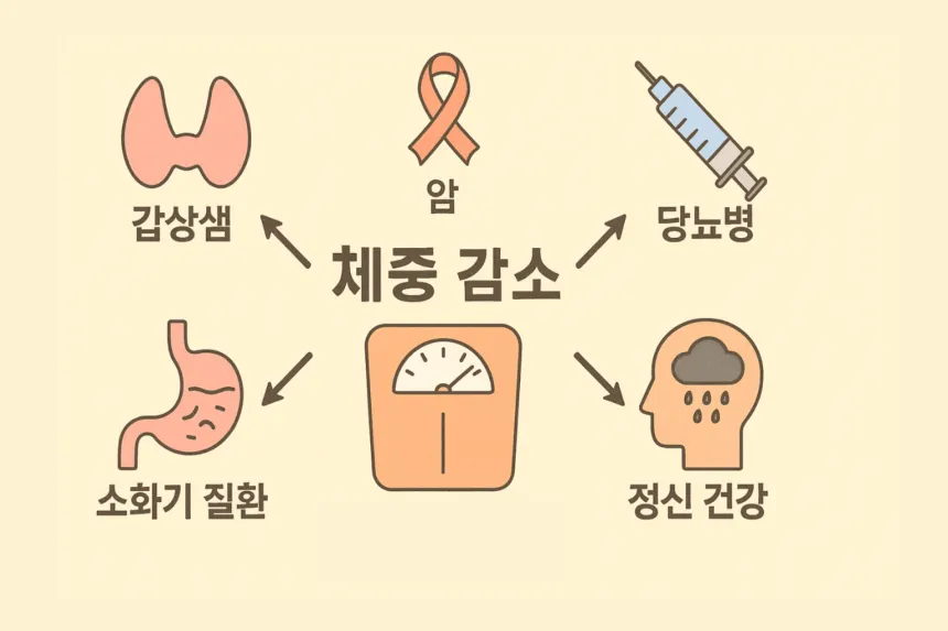체중이 급격히 빠지는 이유