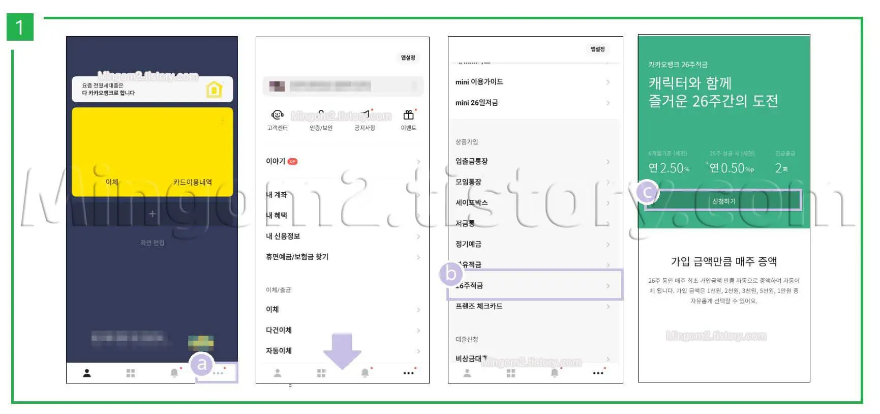 정기적금 가입방법에 대한 설명