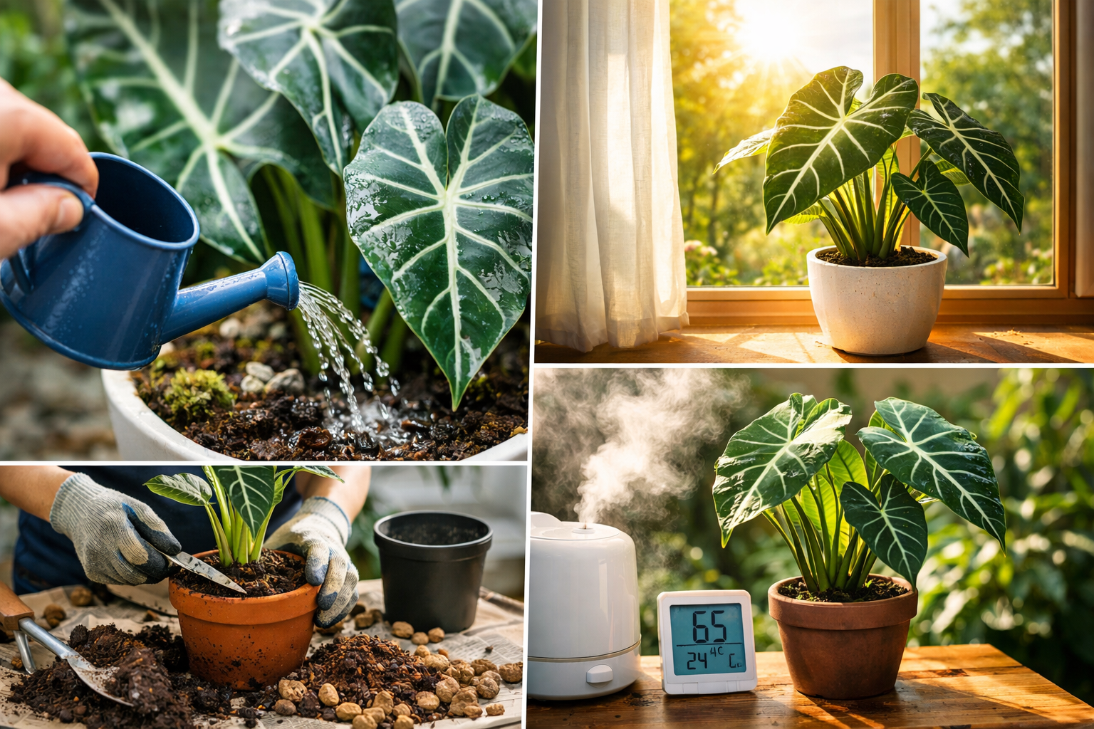 알로카시아 관리 방법