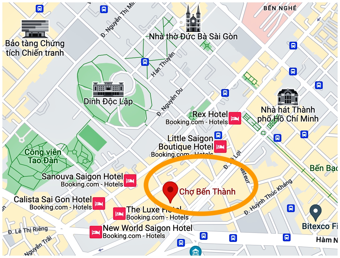 베트남 짝퉁 시장 위치
