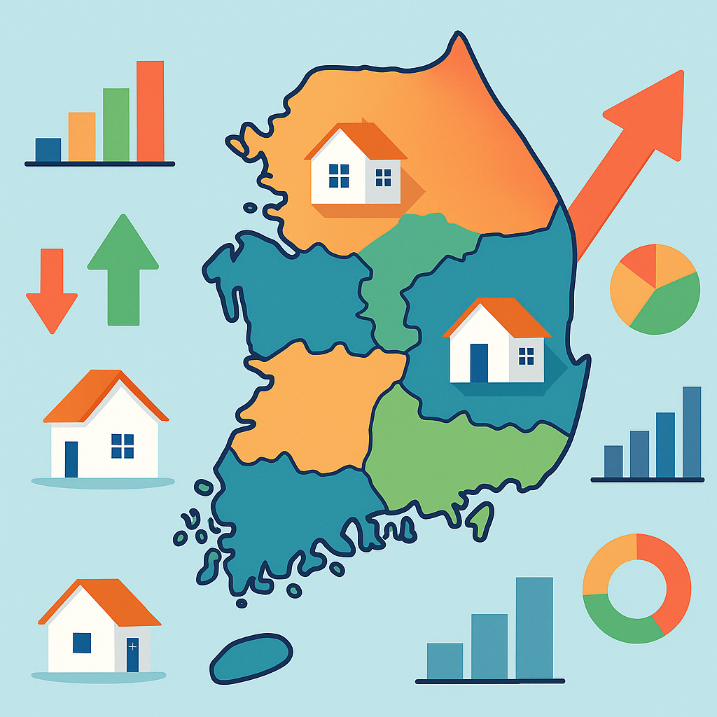 지방 부동산 시장, 봄바람 불까?: 지역별 회복 흐름과 청약 시장의 양극화