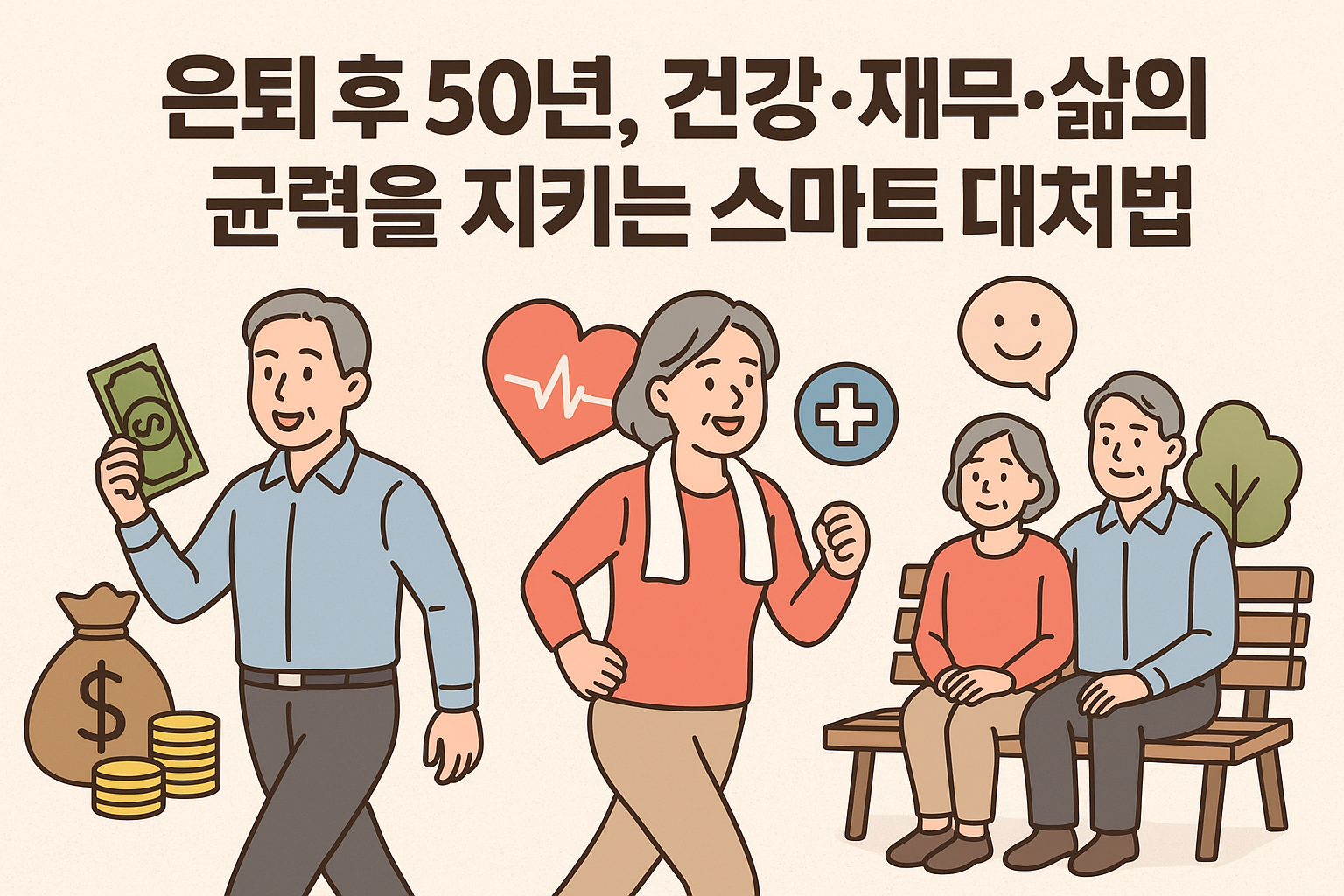 은퇴 후 50년, 건강·재무·삶의 균형을 지키는 스마트 대처법