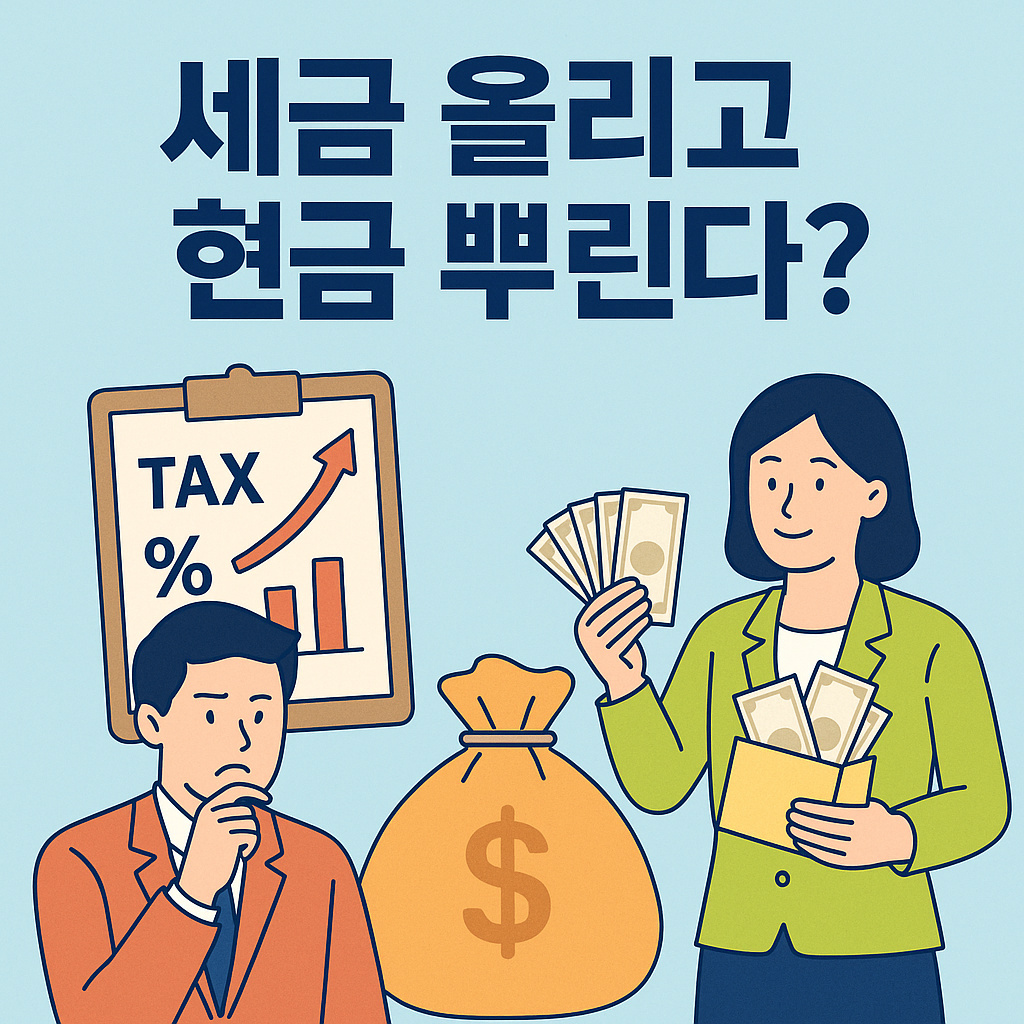 &ldquo;세금 올리고 현금 뿌린다?&rdquo; 새 정부의 경제 계산법 해부