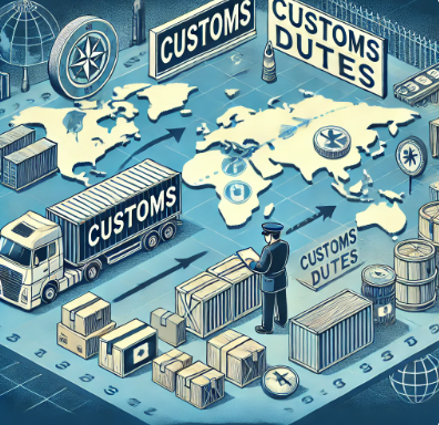 관세의 개념을 나타내는 그림