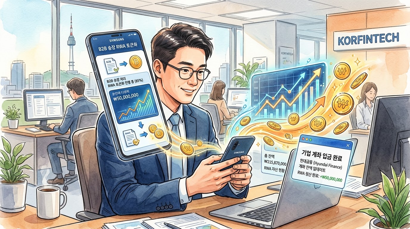 B2B 결제용 RWA 매출채권 토큰화로 즉시 유동성을 확보하는 방법은?