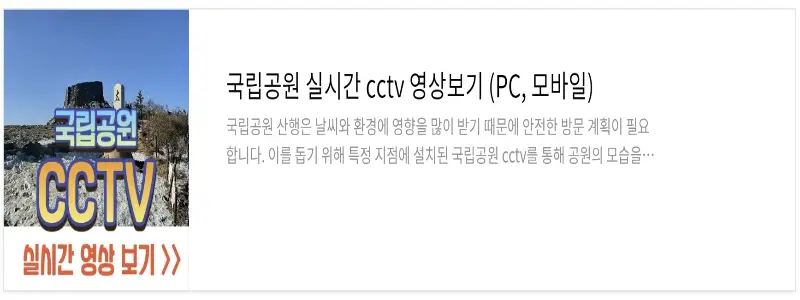 태백산 국립공원 실시간 cctv_3