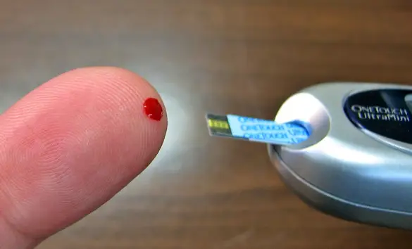 당뇨 혈당 측정기 이미지 입니다.