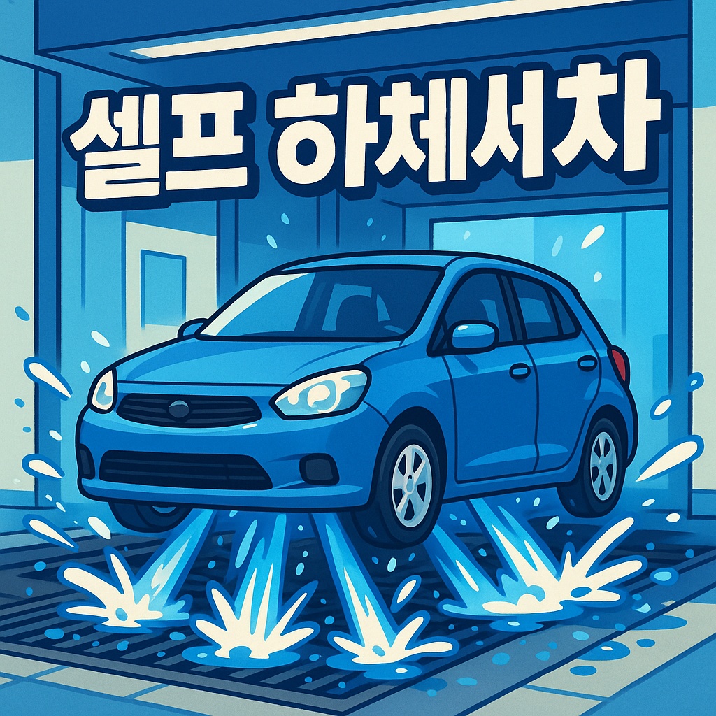 자동차 셀프 하체세차