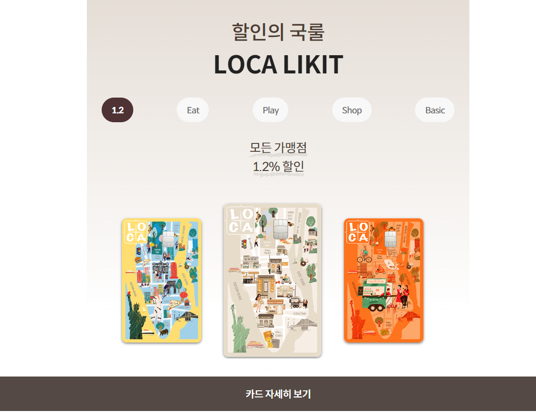 롯데카드 LOCA LIKIT Play