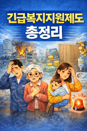 긴급복지지원제도 총정리, 실직&middot;부채&middot;질병 시 즉시 지원받는 법&middot;조건&middot;신청대상