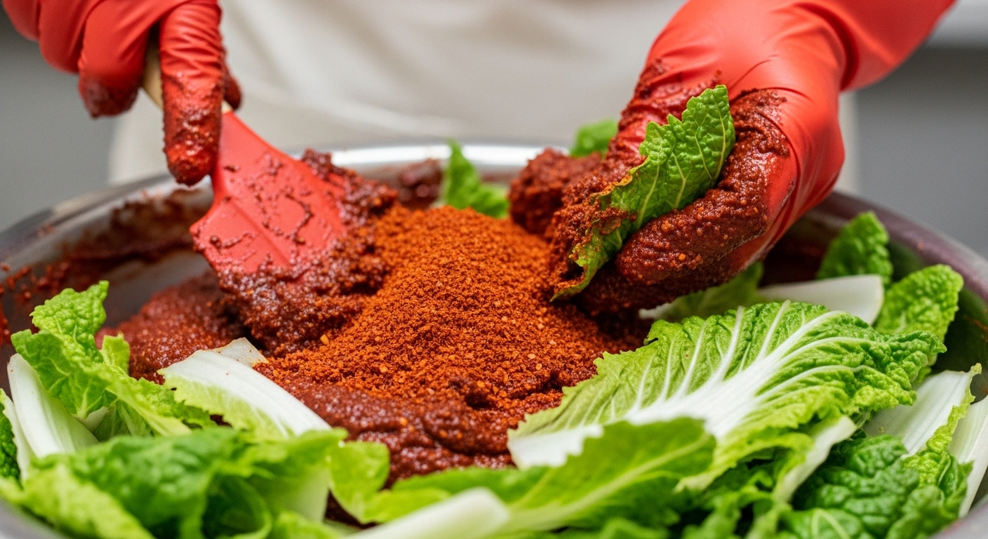 절임배추 40kg 양념 비율