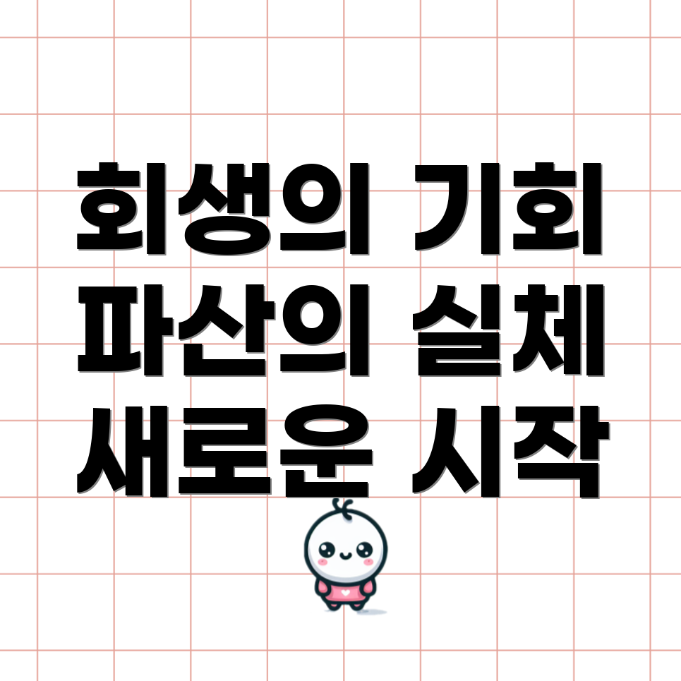 개인회생과 파산 신청 자격 및 조건 차이점