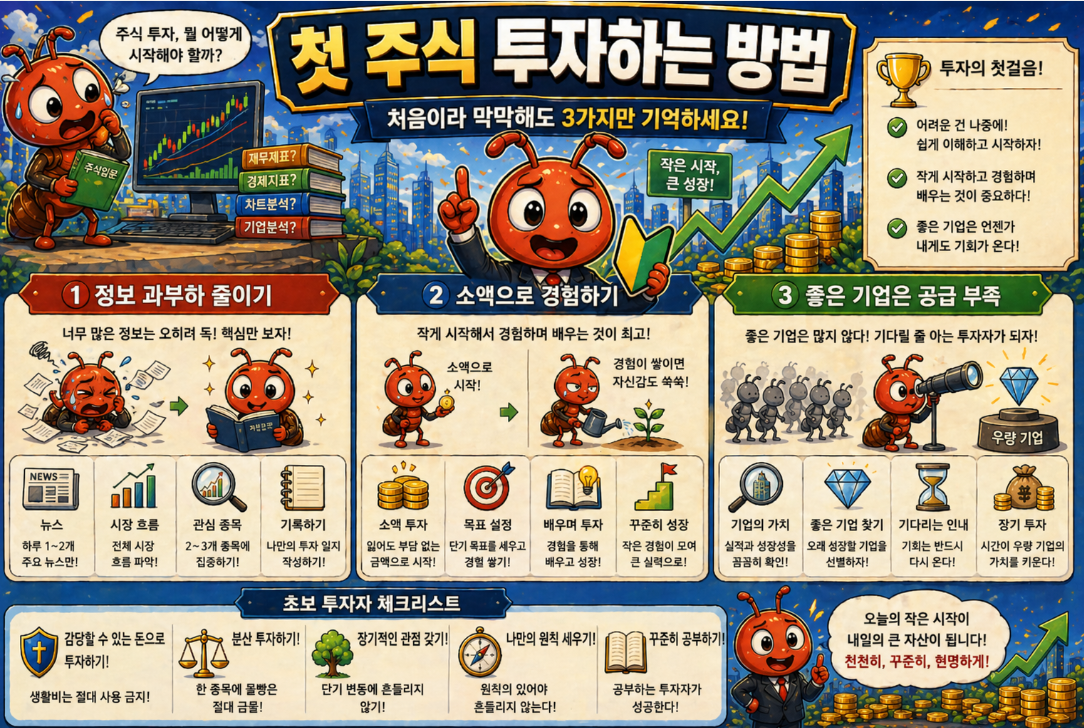 첫 주식 투자하는 방법