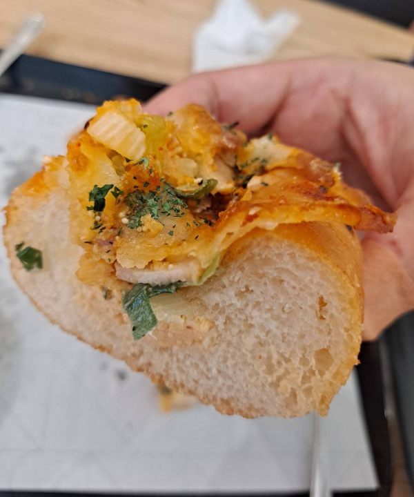 명란바게트 내용물