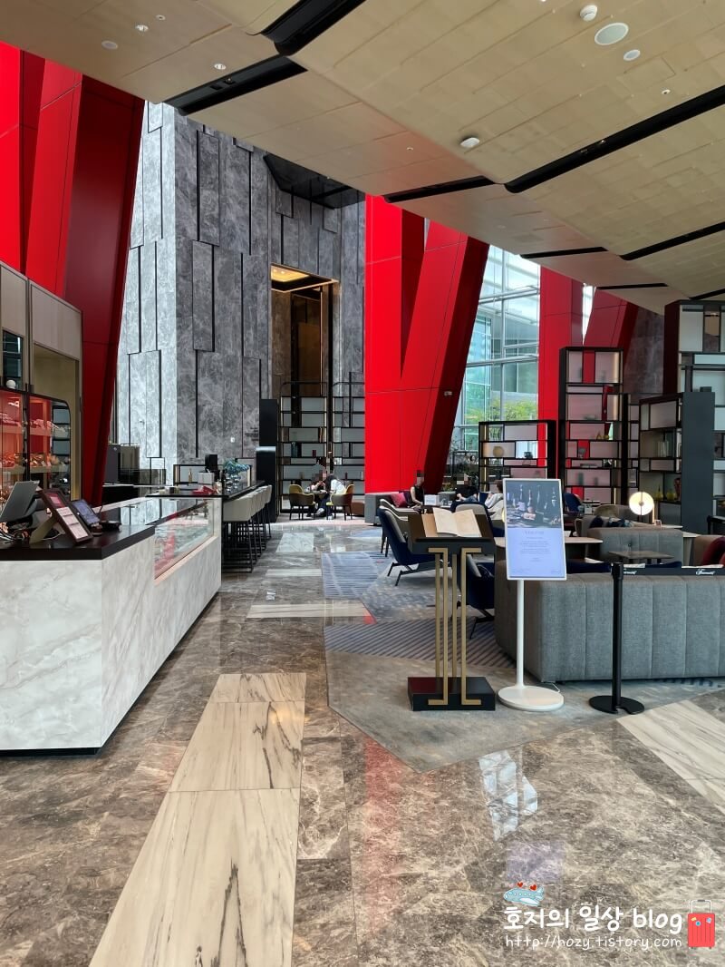 페어몬트 앰배서더 서울 로비 라운지 전경