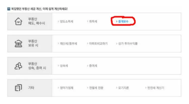부동산 중개수수료