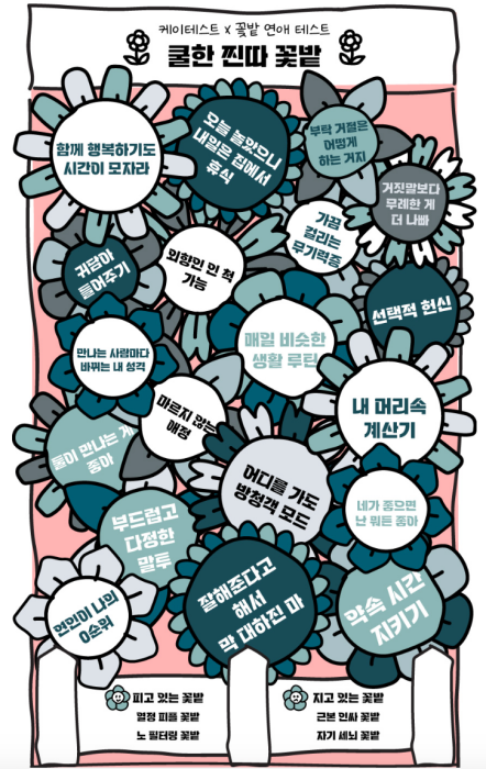 쿨한-찐따-꽃밭