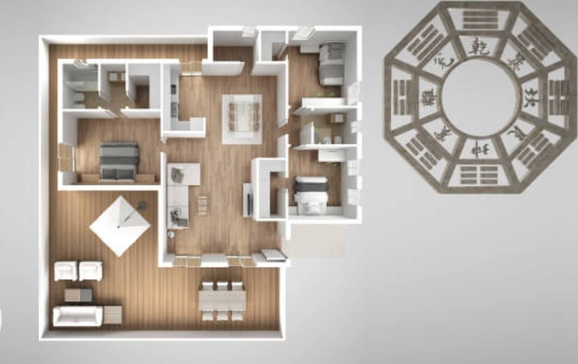 복을 부르는 풍수 인테리어