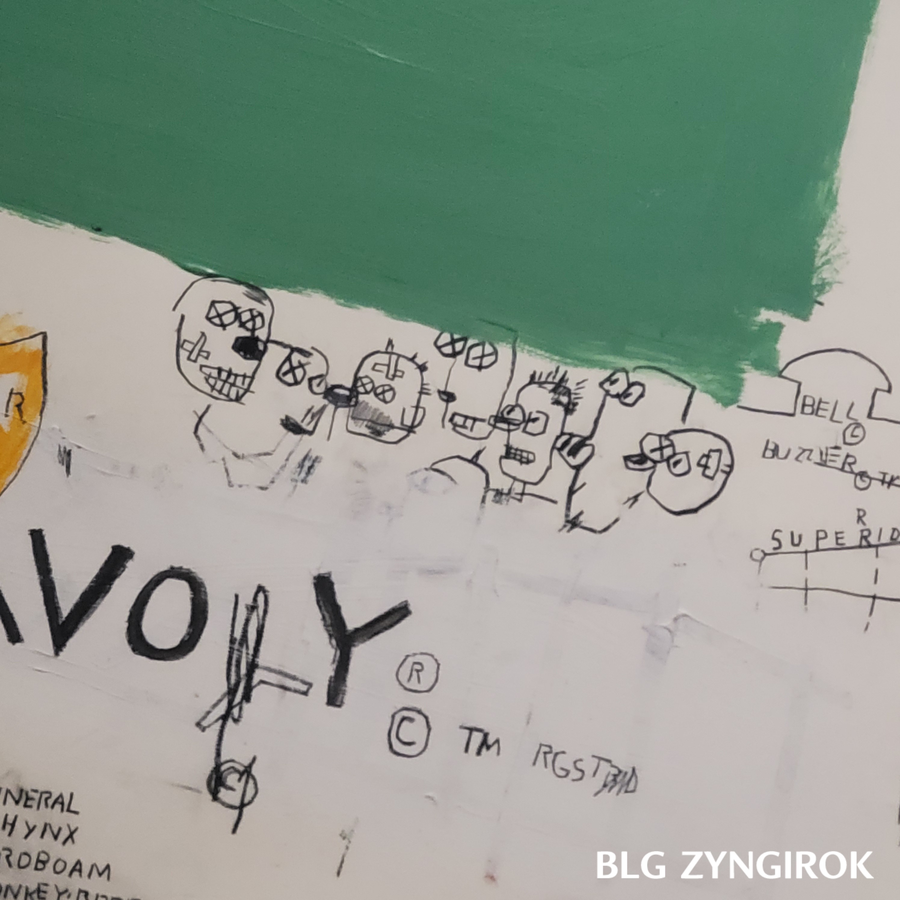 장미셀 바스키아 - 과거와 미래를 잇는 상징적 기호들