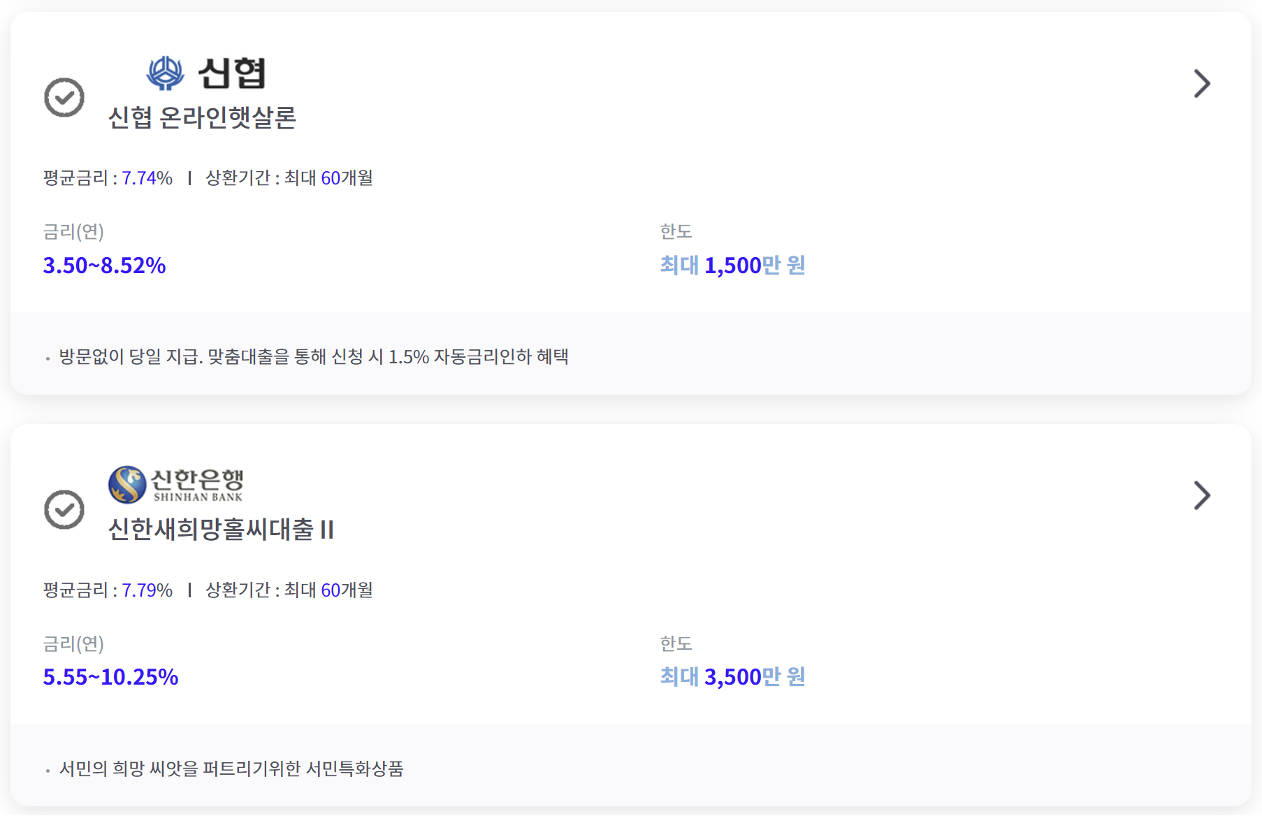 서민금융진흥원 맞춤대출