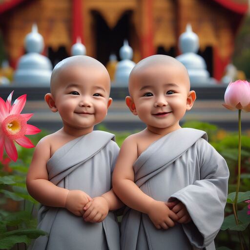 부천님 오신 날 동자승 이미지