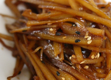 우엉조림 맛있게 하는법