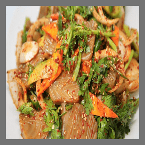 도토리 무침 사진