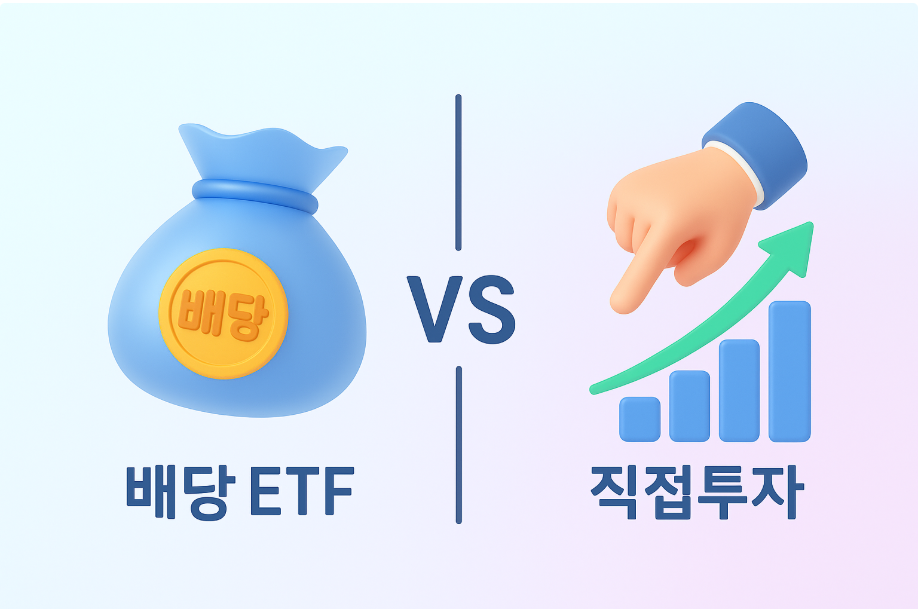 배당 ETF vs 직접 투자 관련 사진