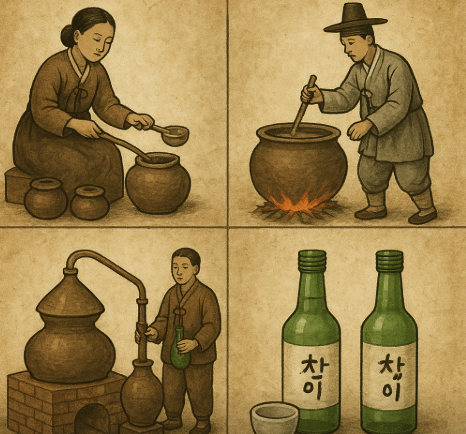 소주의 역사 관련