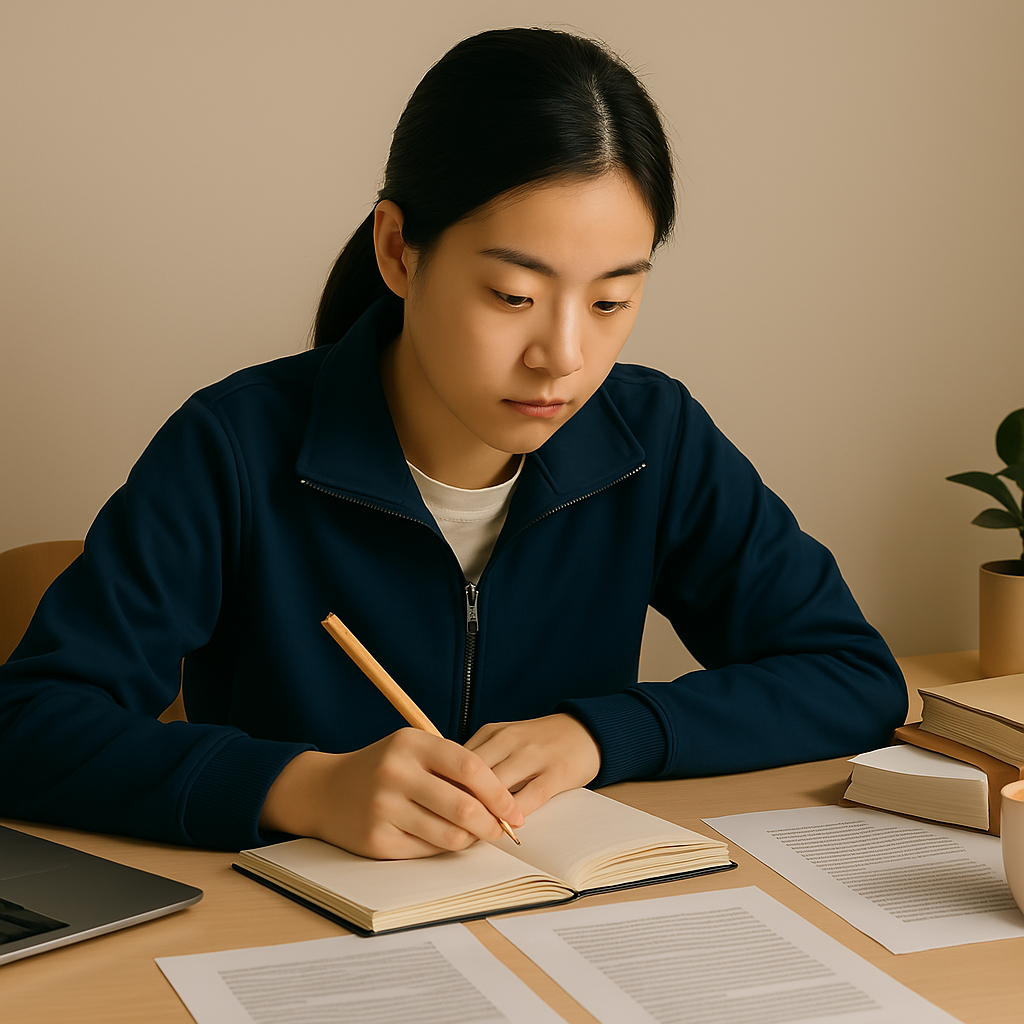 이화여대 고교추천전형을 준비하는 여학생