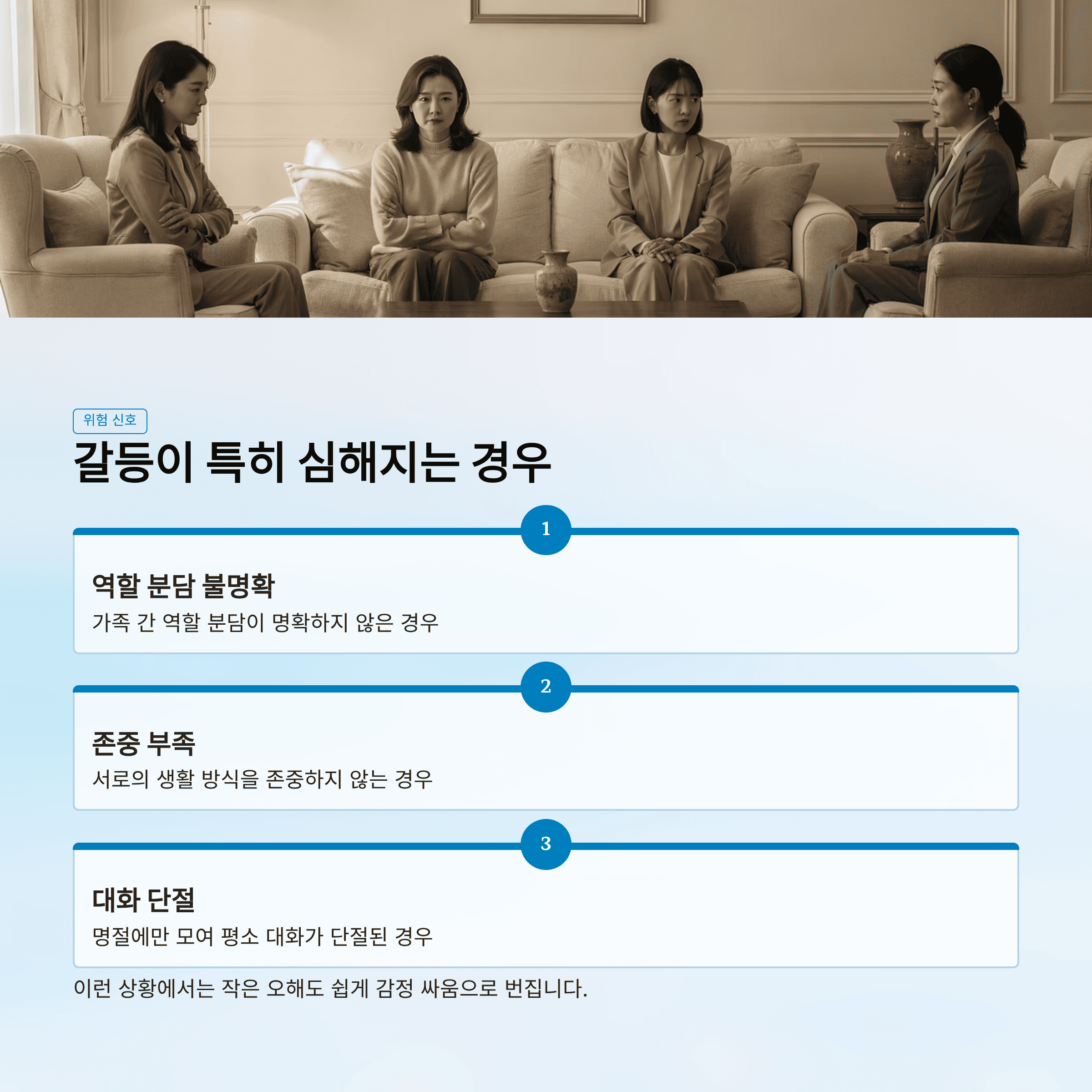설날 가족 갈등이 반복되는 이유