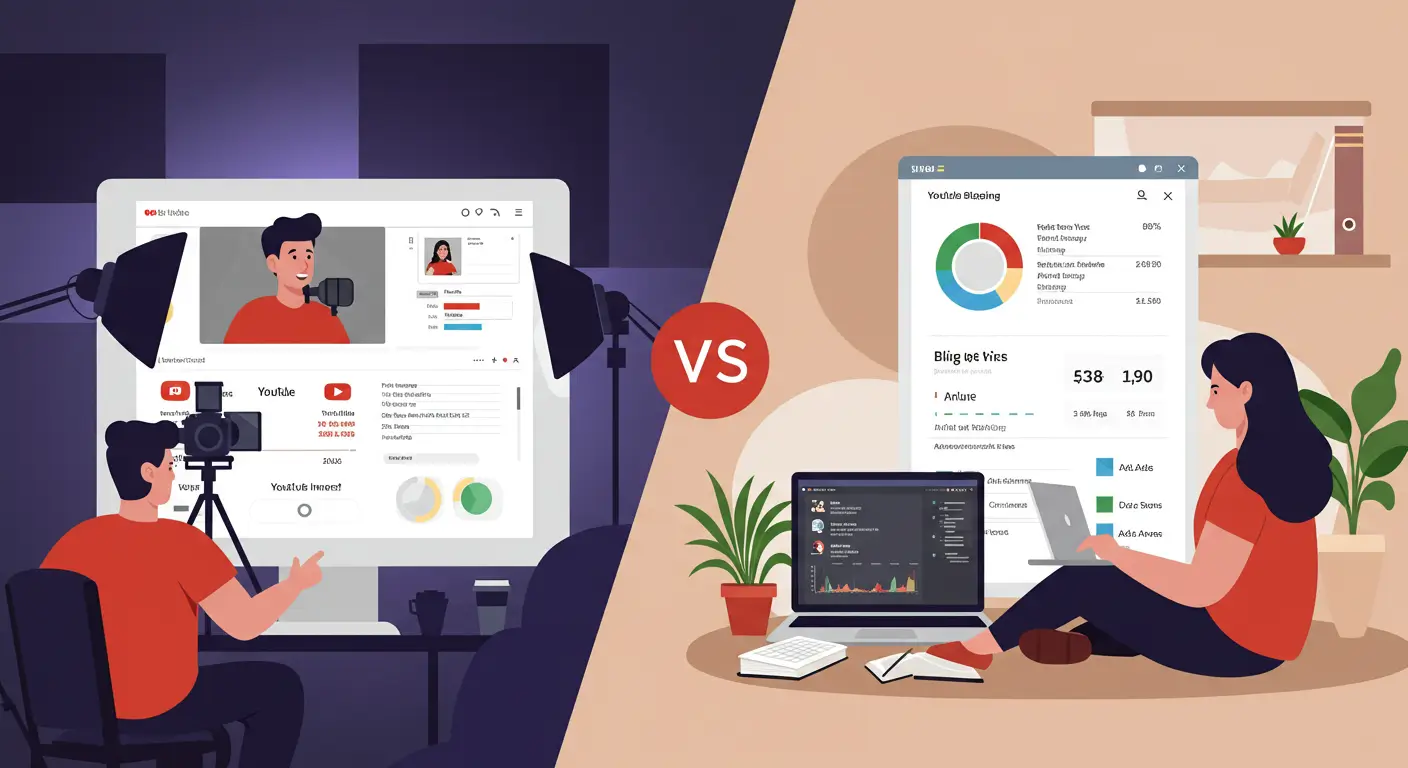 유튜브 vs 블로그 vs 전자책 수익 비교 – 크리에이터와 작가를 위한 수익 모델 분석