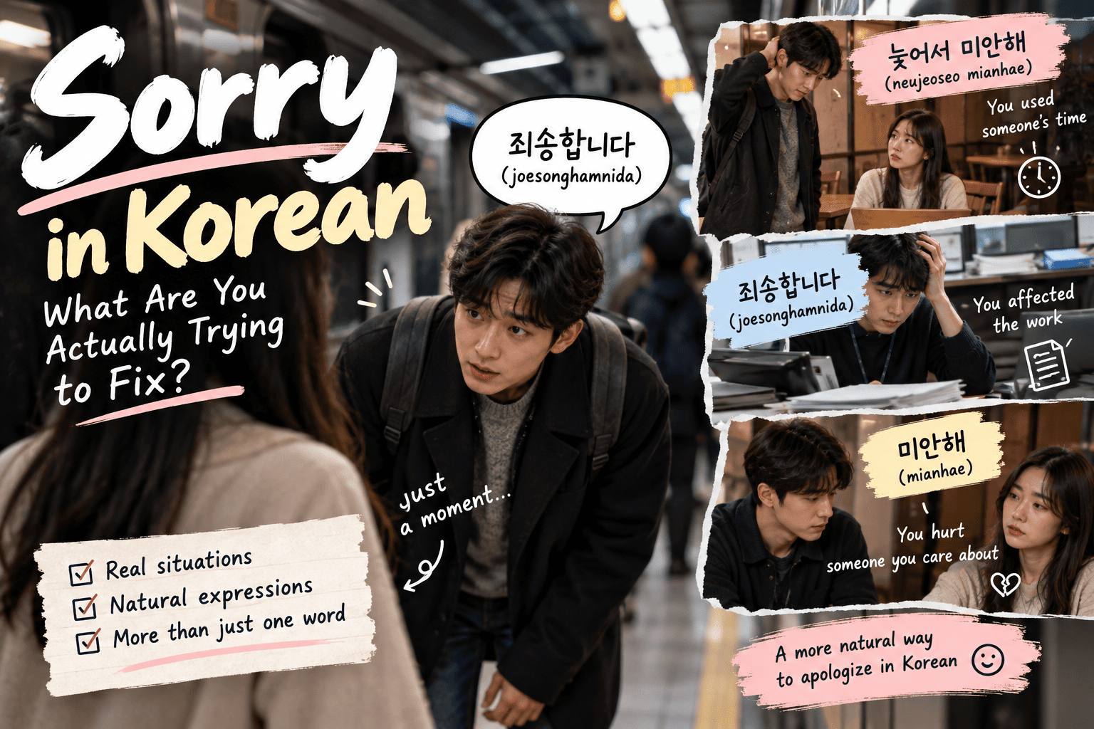 Sorry in Korean