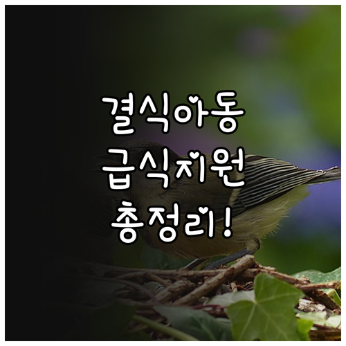 2025년 광주 결식 아동 급식 지원..