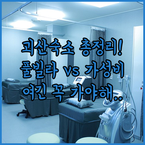 괴산 숙소 추천 리스트 풀빌라부터 가..