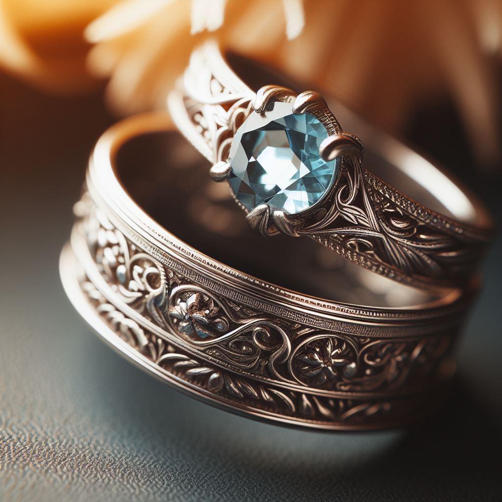 아쿠아마린 반지