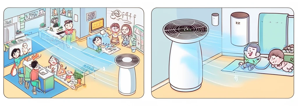 아파트 평수별 공기청정기 권장 사용 ..