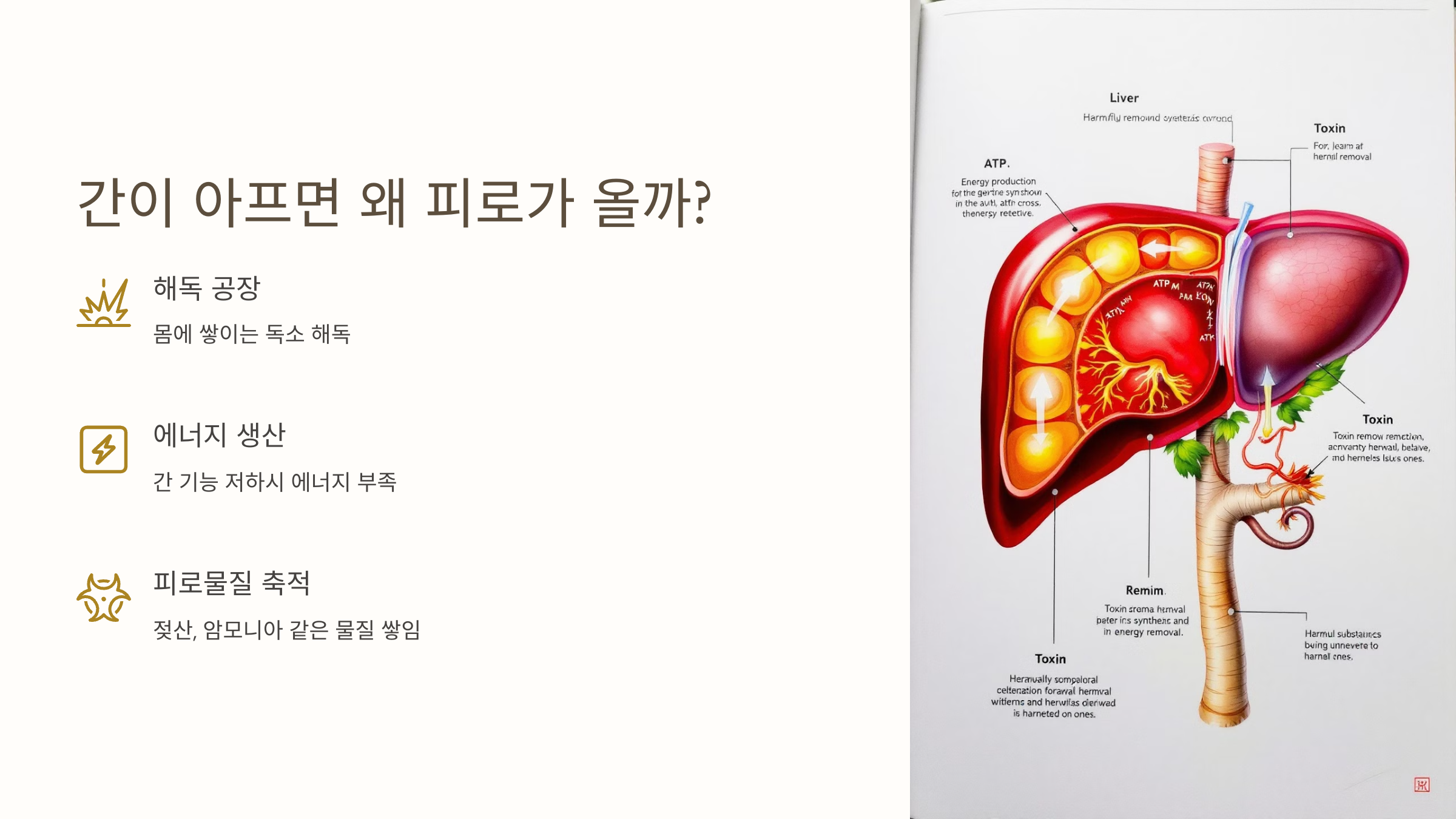 간이 아프면 왜 피로가 올까?