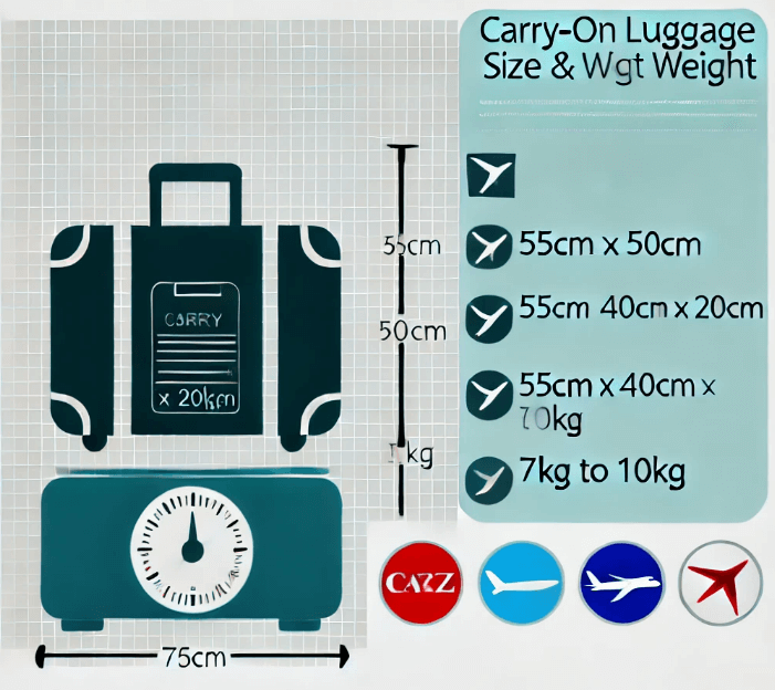 기내수화물의 기본 규정