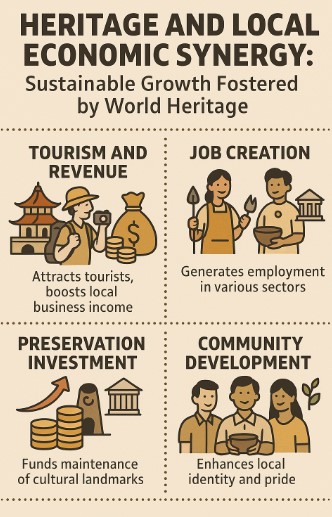 유산과 지역경제의 상생에 대한 인포그래픽