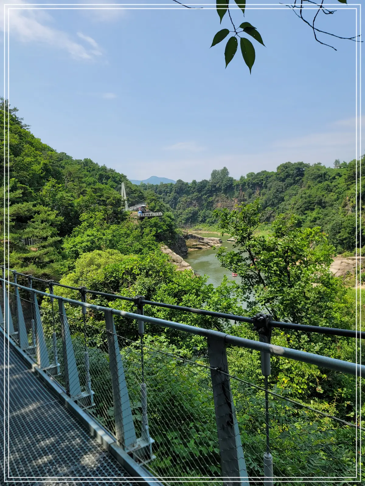 한탄강-주상절리길-쌍자라바위교에서-드르니-스카이전망대