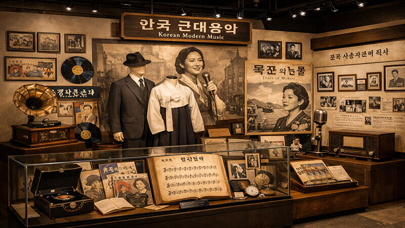 <img src=&rdquo;Korean-Modern-Music-Museum-Exhibition.jpg&rdquo; alt=&rdquo;한국 현대음악 박물관 전시회&rdquo;>